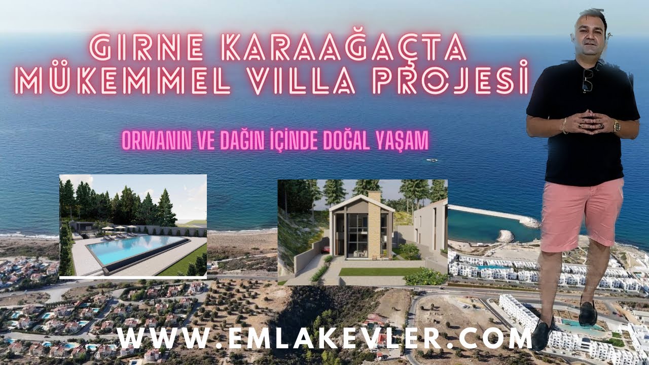 KUZEY KIBRISTA ORMANIN İÇiNDE VILLA PROJESI EMLAKEVLER