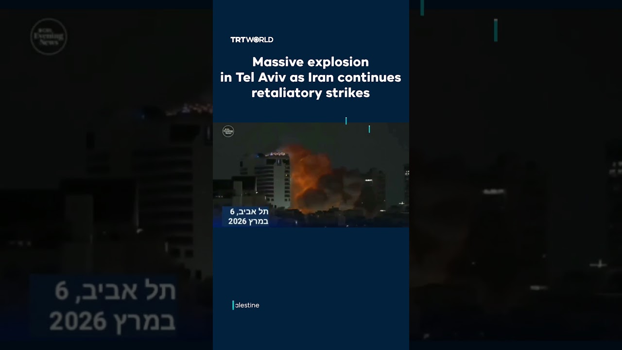 Video | Massive explosion in Tel Aviv as Iran continues retaliatory strikes