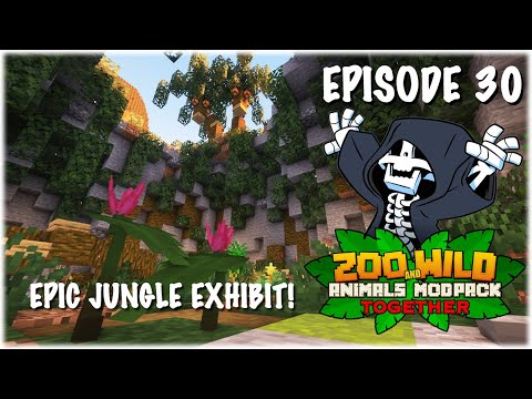 Saving Orangutans in Minecraft Zoo Mod!