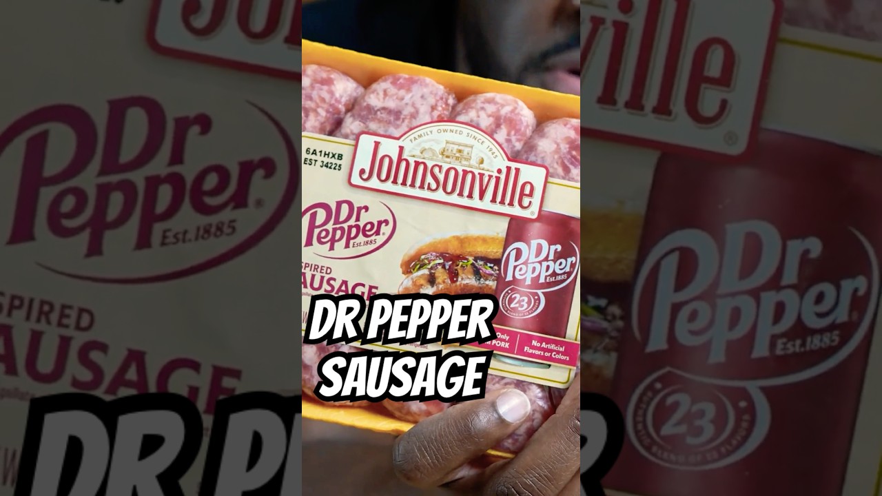 Ain’t S#!T about this GOOD or NICE! Dr Pepper Sausage! #foodreview #shorts