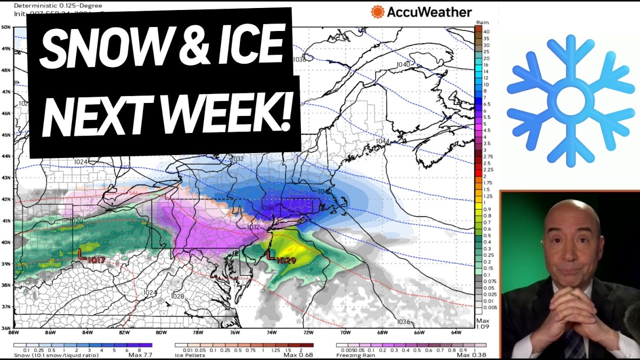 Northeast Winter Storm Watch: Snow and Ice Expected Next Week
