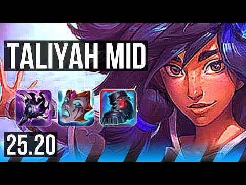 TALIYAH vs LEBLANC (MID) | 11/0/2, Legendary, 500+ games | NA Grandmaster | 25.20