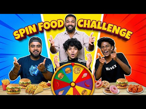 SPIN FOOD CHALLNGE 😂