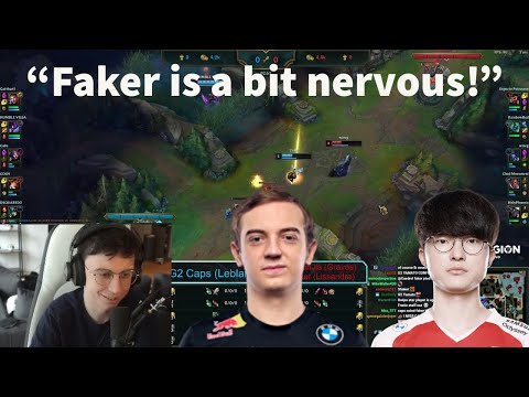 Caedrel Reacts To G2 Caps Solo Killing Faker In Solo Queue - Insane Reaction Time!!
