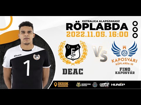 2022.11.05. DEAC-FINO Kaposvár /Extraliga/