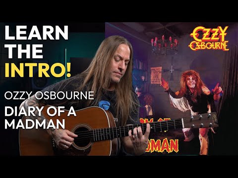 Ozzy Osbourne - Diary of a Madman | Acoustic Intro Lesson By Steve Stine