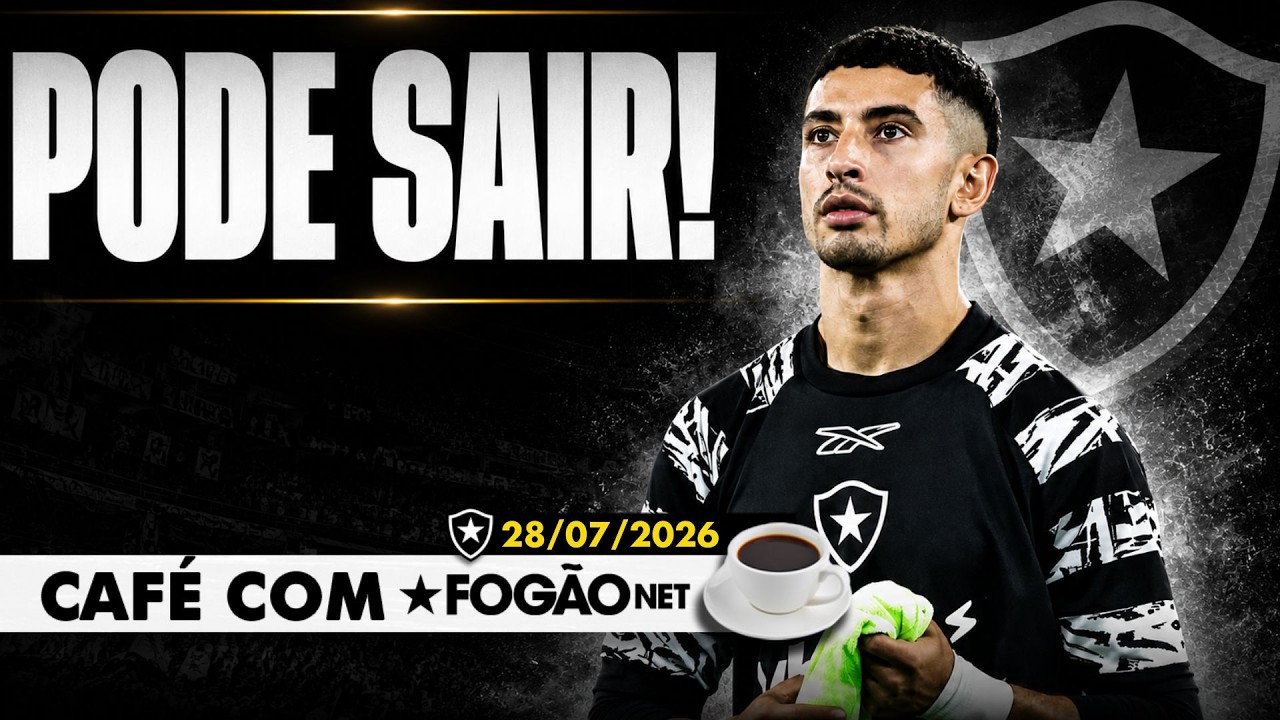 LIVE CAFÉ COM FOGÃONET | Santi recebe sondagens para sair do Botafogo; rival tem interesse em Luiz Henrique