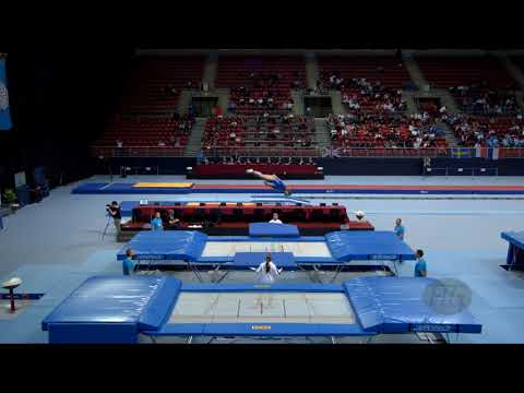 GOMES Alice (BRA) - 2017 Trampoline Worlds, Sofia (BUL) - Qualification Trampoline Routine 2