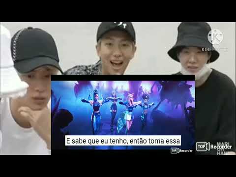 BTS reagindo a KDA more
