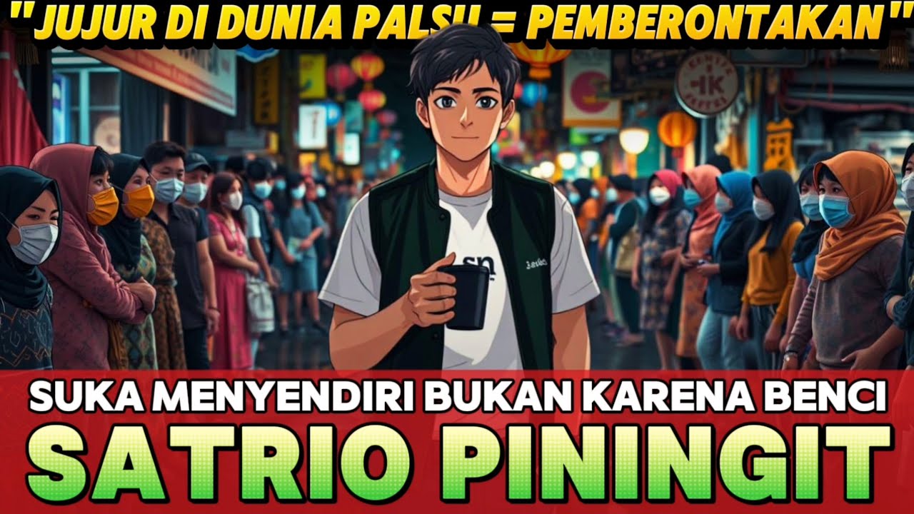 ❤️‍🩹 Satrio Piningit: Suka Menyendiri Bukan Karena Tidak Peduli, Tapi  Terlalu Peduli pada Kebenaran