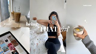 becoming ‘that’ girl 🎧 hot girl walks, healthy habits + recharging | aesthetic & productive
