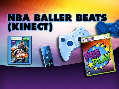 PRE PLAY NBA BALLER BEATS Xbox 360 Kinect Rhythm Basketball Game