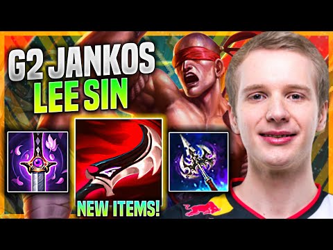 JANKOS  LEE SIN WITH NEW ITEM DUSKBLADE! - G2 Jankos Plays Lee Sin JUNGLE vs Kayn! | Preseason 11