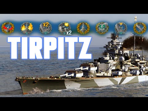World of Warships - TIRPITZ - MAXIMUM achivements