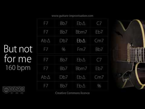 But Not For Me (Jazz/Swing feel) - 160 bpm : Backing Track