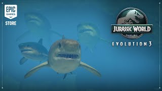Jurassic World Evolution 3 | Megalodon Showcase Trailer