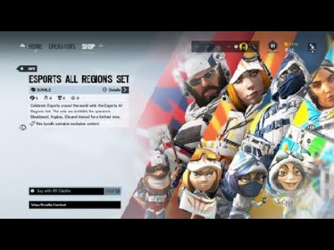 Esports All Regions Sets - Rainbow Six Siege