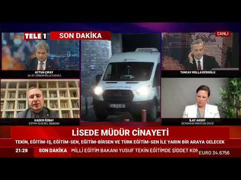 Genel Başkanımız Kadem Özbay, Tele 1 Tv`de Tuncay Mollaveisoğlu`nun sunduğu Anında Manşet programının canlı yayın konuğu oldu ve eğitimde şiddet konusunda açıklamalarda bulundu. | EĞİTİM İŞ