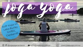 SUP yoga on Lake Burley G - see inside a session
