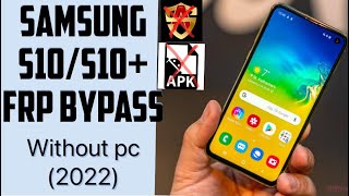Samsung s10 frp bypass || Samsung s10 google account unlock (2023)(without pc)