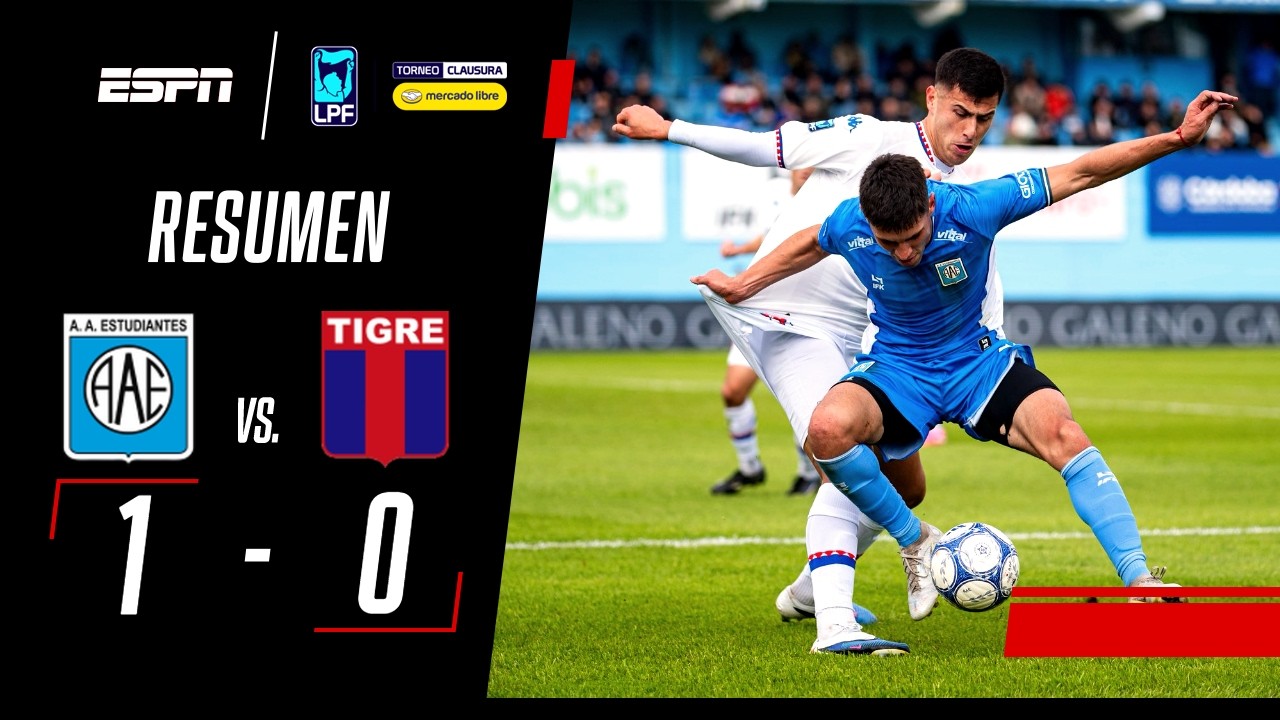 GOL DE OJEDA PARA EL TRIUNFO POR LA MÍNIMA EN CASA | Estudiantes RC 1-0 Tigre | RESUMEN