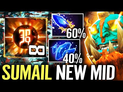 🔥 SUMAIL Brand NEW MID — Huskar 19min Aghanim + Shard 100% Slow WTF Burn to Death Dota 2 Pro