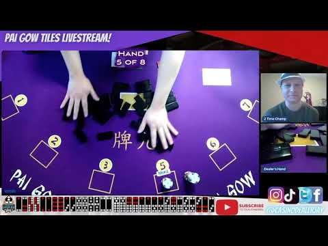 Pai Gow Tiles - Dealing and Playing - 8 Hands - CASINO DEALER