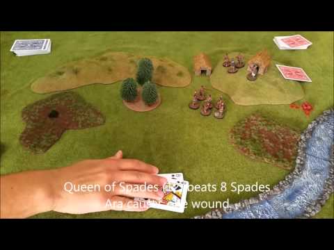 TRIBAL skirmish game - round of combat