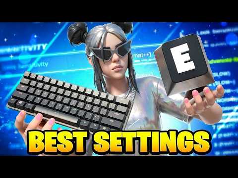 *NEW* Best Keyboard SETTINGS in Chapter 7 + Sensitivity (Fortnite Tutorial)