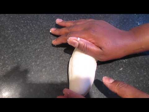 Congolese kwanga (chikwangue) step 6