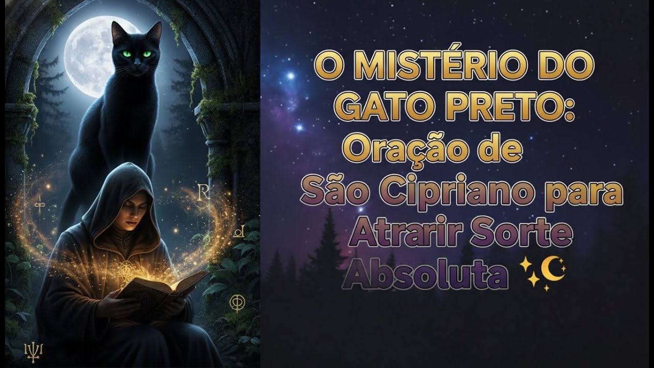 ORAÇÃO DO GATO PRETO SÃO CIPRIANO PARA GANHAR NOS JOGOS