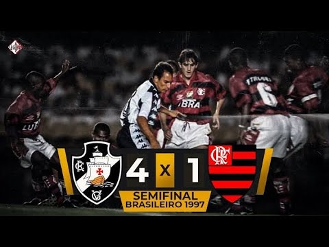 Vasco 4 x 1 Flamengo - Semifinal Brasileiro 1997 _Show de Edmundo