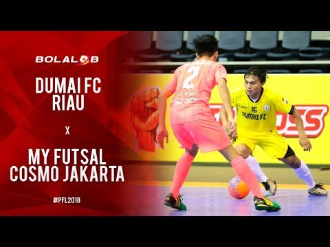 Dumai FC Riau (2) - (3) My Futsal Cosmo FC Jakarta - Highlights Pro Futsal League 2018