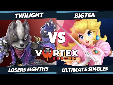 Vortex Legends 14 Top 8 - Twilight (Wolf) Vs. BigTea (Peach) SSBU Ultimate Tournament