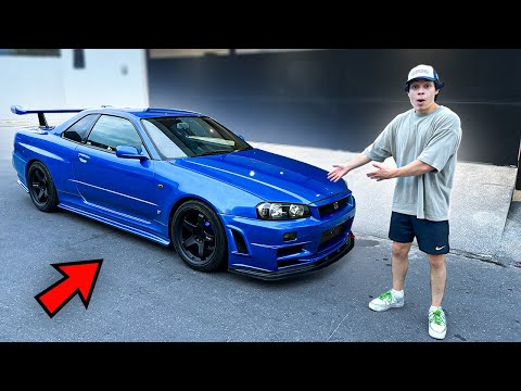 The Skyline R34 GTR arrived at my house in Monterrey! - Yair17