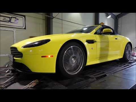 2015 Aston Martin Vantage 4.7 Roadster Mar's ECU TUne Dyno Test 396WHP