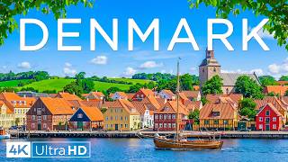 Flying Over Denmark 4K – Peaceful Nordic Landscapes, Seaside Towns & Timeless Danish Beauty