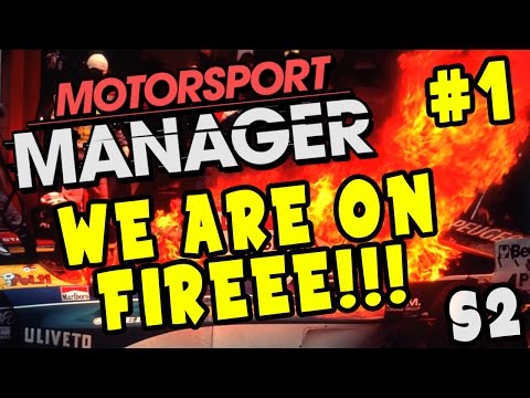 Motorsport Manager PC Career Gameplay - WE ARE ON FIREEE!!! - S2 Part 1