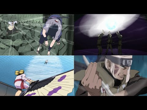 Naruto All of Futon / Wind Style Jutsu 風遁 (術)