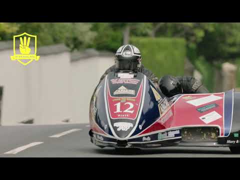 Isle of Man TT - 3 Wheeling 2016 Sidecar Race 2 Dix & Parker No 12