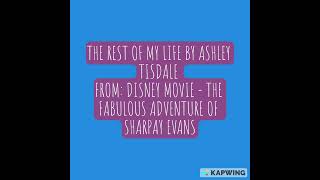 The Rest of My Life   Ashley Tisdale   The Fabulous Adventure of Sharpay Evans - Disney Song