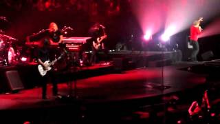 Phil X Gets a fist bump from Bon Jovi after Bad Medicine Solo at the Staples Center April 19th 2013