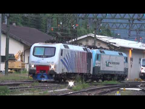 EU43 LOKOMOTION + EU43 RTC IN MANOVRA AL BRENNERO. MART. 3 - 7 - 2018