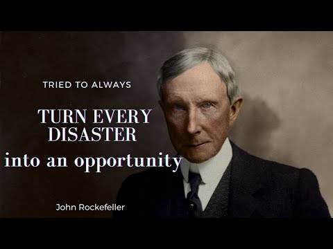 QUOTES TO TURN EVERY DISASTER INTO AN OPPORTUNITY BY JOHN ROCKEFELLER