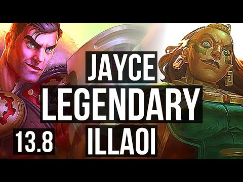 JAYCE vs ILLAOI (TOP) | 10/0/0, Legendary | KR Master | 13.8