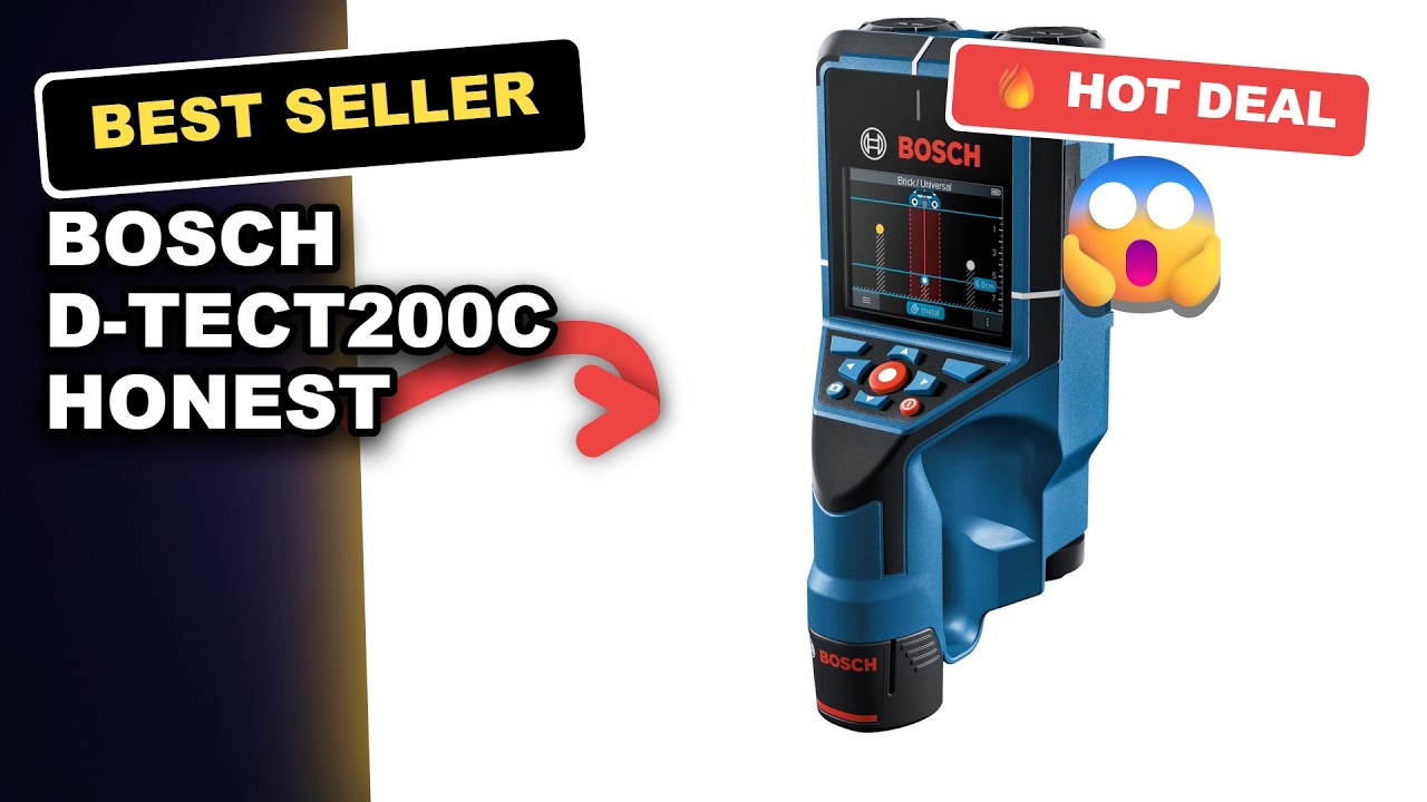 BOSCH D-TECT200C Honest Review: Is This Wall Scanner Worth It?