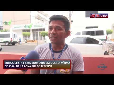 ROTA DO DIA 24 09  Motociclista filma momento em que foi viÌtima de assalto