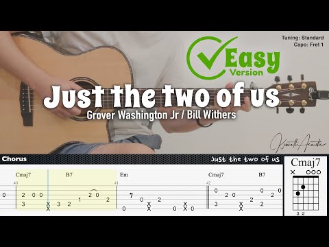 Just the two of us (Easy Version) - Grover Washington Jr/ Bill Withers | Fingerstyle Guitar