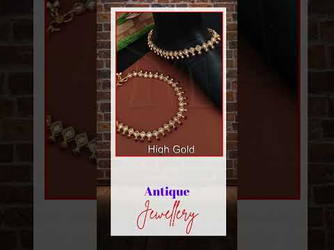 Mumbai ruby antique jewelry high gold polish fancy style ant...