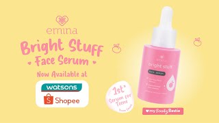 Download lagu Solve 7 dull skin problems with Emina Bright Stuff Face Serum! Now in Watsons and Shopee! mp3